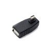Angled Micro USB OTG Adapter - адаптер от microUSB към женско USB за мобилни устройства 2
