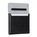 CaseMate Universal Tablet Pouch - универсален кожен калъф и поставка за таблети до 8 инча (черен) 5