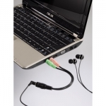 Hama Jack Adapter - аудио сплитер (адаптер) 1 х 3.5 женско към 2 х 3.5 мъжко за мобилни устройства 1