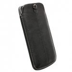 Krusell Luna Pouch 4XL - кожен (естествена кожа) калъф тип джоб за Samsung Galaxy S7 Edge, Galaxy A5, LG G4, LG Pro и др. (черен) 1