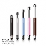 Elago Stylus Retractable Pen - писалка за iPhone, iPad, Samsung и капацитивни дисплеи (син) 3