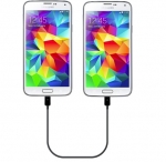 Samsung Power Sharing Cable EP-SG900UB - microUSB кабел за зареждане на едно устройство от друго (черен) 2