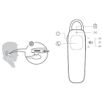 Plantronics BT Headset M70 - безжична слушалка за iPhone, Samsung, Sony, HTC и мобилни телефони с Bluetooth (черен) 2
