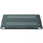 Krusell FrostCover Case - предпазен поликарбонатов кейс за MacBook Air 11.6 (черен-прозрачен) 2