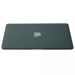 Krusell FrostCover Case - предпазен поликарбонатов кейс за MacBook Air 11.6 (черен-прозрачен) 1