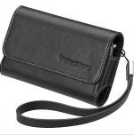 BlackBerry Leather Case - кожен калъф за BlackBerry 9000 Bold, 8520 Curve, 9300 Curve, 9700 Bold, 9780 Bold, 9800 Torch и др. (черен) 2