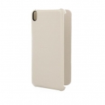HTC Flip Case HC V950 - оригинален кожен кейс за HTC Desire 816 (бял-кремав) 1
