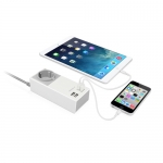 Macally UniStrip2 USB Wall Charger & AC outlet - AC контакт и захранване с 4 USB изхода в едно за мобилни устройства 4