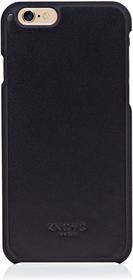 Knomo Leather Case - кожен (естествена кожа) кейс за iPhone 6, iPhone 6S (черен) 3