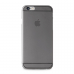 Puro Ultra-Slim silicone case - ултра-тънък (0.30 mm) силиконов кейс за iPhone 6, iPhone 6S (черен-прозрачен) 1
