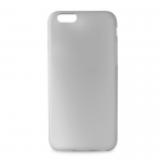 Puro Ultra-Slim silicone case - ултра-тънък (0.30 mm) силиконов кейс за iPhone 6, iPhone 6S (черен-прозрачен) 4