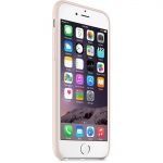 Apple iPhone Case - оригинален кожен кейс (естествена кожа) за iPhone 6, iPhone 6S (бледо розов) 4