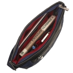 Knomo Maple Cross Body Bag - кожена чанта с презрамка за iPad и таблети до 10.2 инча (тъмносин) 3