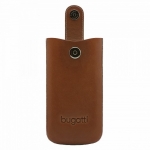 Bugatti SlimCase York 2ML - кожен калъф (естествена кожа) за iPhone 8, iPhone 7, iPhone 6S, Galaxy Alpha, Galaxy S5 mini, HTC One Mini 2 (кафяв) 1