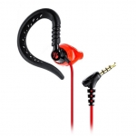 JBL Yurbuds Focus 300 - спортни слушалки с микрофон за iPhone, iPod, iPad и мобилни устройства (черен-червен) 1