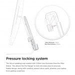 Elago Pro Hanger - дизайнерска алуминиева поставка за вашия MacBook, прикрепяща се към iMac, Apple Cinema Display и Apple Thunderbolt Display 2