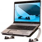 Allsop Redmond Adjustable Curve Stand - алуминиева поставка за MacBook, преносими компютри и монитори (черна) 1