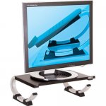 Allsop Redmond Adjustable Curve Stand - алуминиева поставка за MacBook, преносими компютри и монитори (черна) 2