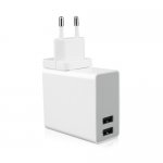 Macally 24W 2USB Home Charger - захранване за ел. мрежа с 2 USB изхода за таблети и смартфони 1