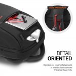 Spigen Klasden 3 Backpack - водоустойчива ергономична раница за преносими компютри до 15 инча (черен) 2