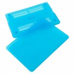 Tucano Nido Hard Shell Case - матиран предпазен кейс за MacBook 12 (син-прозрачен) 2