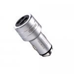 Devia Battle Dual USB Port Car Charger 3.5А Emergency Hammer - зарядно за кола (3.5 Ампера) с 2 USB изхода за смартфони и таблети (сребрист) 1