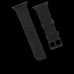 Casemate Signature Leather Strap - класическа кожена (естествена кожа) каишка за Apple Watch 42мм, 44мм (черен) 2