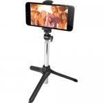 Macally Tripod Selfie Stick - безжичен селфи стик с Bluetooth бутон за снимки за мобилни телефони с Android и iOS 1