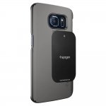 Spigen Air Vent Magnetic Universal Car Mount - уникална магнитна поставка за радиатора на кола за iPhone и смартфони (черен) 4