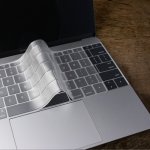 Macally Keyboard Cover - силиконов протектор за клавиатурата на MacBook 12 (прозрачен-мат) 1