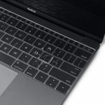 Macally Keyboard Cover - силиконов протектор за клавиатурата на MacBook 12 (прозрачен-мат) 2
