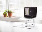Griffin Elevator Computer Laptop Stand - настолна алуминиева поставка за MacBook и лаптопи (сребриста) 5