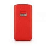 Beyzacases Retro Strap - кожен калъф (естествена кожа, ръчна изработка) за iPhone 8, iPhone 7, iPhone 6, iPhone 6S (червен) 1