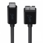 Belkin Superspeed+ USB 3.1 Data Cable USB-C към Micro-B - супербърз USB 3.1 кабел (100 см.) за MacBook 12 и компютри с USB-C порт 1