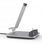 Kanex Lightning Sync & Charge Dock - алуминиева док станция с вграден кабел (зареждане+синхронизация) за iPhone, iPad и iPod с Lightning 1