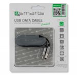 4smarts C-Cord USB-A 2.0 to USB-C Cable USB Data Cable - кабел USB-A към USB-C за MacBook 12 и устройства с USB-C порт (черен) 3