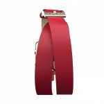 Incipio Reese Double Wrap Watch Band - класическа кожена каишка за Apple Watch 42мм, 44мм (червен) 3