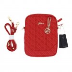Guess Scarlet Universal Bag - кожена дамска чанта за iPad и таблети до 10 инча (червен) 1