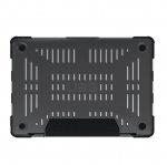 Urban Armor Gear Case - удароустойчив хибриден кейс за Apple MacBook 12 (черен-прозрачен) 3