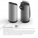 Elago Watch Stand - луксозна алуминиева поставка за Apple Watch (сребриста) 5