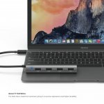 Elago USB-C Hub - 4-портов USB хъб (разклонител) от USB-C към USB-A 3.0 за MacBook 12 и устройства с USB-C 6