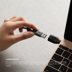 Elago USB-C Male to USB-A 3.0 Female Adapter - USB адаптер за MacBook 12 и устройства с USB-C порт (бял) 2