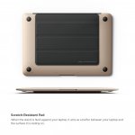 Elago Flip Stand - микрофибърна подложка и поставка за MacBook (черен-червен) 7