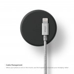 Elago M Car Magnetic Mount - магнитна поставка за радиатора на кола за смартфони (черна) 5