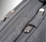 4smarts Cambridge Multimedia Bag - качествена чанта с презрамка за таблети и преносими компютри до 13.3 инча (сив) 3