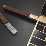 Adam Elements Roma Dual USB Drive 64GB - USB памет с USB-C и USB 3.1 портове за компютри, смартфони и таблети (златист) 3