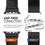 Spigen Rugged Band - хибридна (полимер+карбон) каишка за Apple Watch 42мм, 44мм (черен) 3