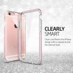 Spigen Ultra Hybrid TECH Case - хибриден кейс с висока степен на защита за iPhone 6, iPhone 6S (прозрачен-розов) 2
