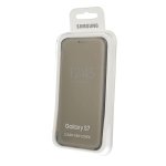 Samsung Clear View Cover EF-ZG930CFEGWW - оригинален кейс през който виждате информация от дисплея за Samsung Galaxy S7 (златист) 3