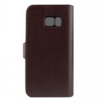 Redneck Prima Folio - кожен калъф, тип портфейл и поставка за Samsung Galaxy S7 (кафяв) 3